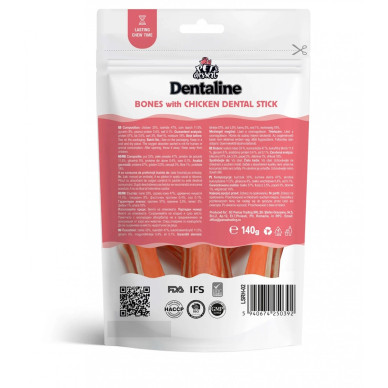 Dentaline Stick – recompense dentare pentru câini, igienă orală cu pui, 140 g